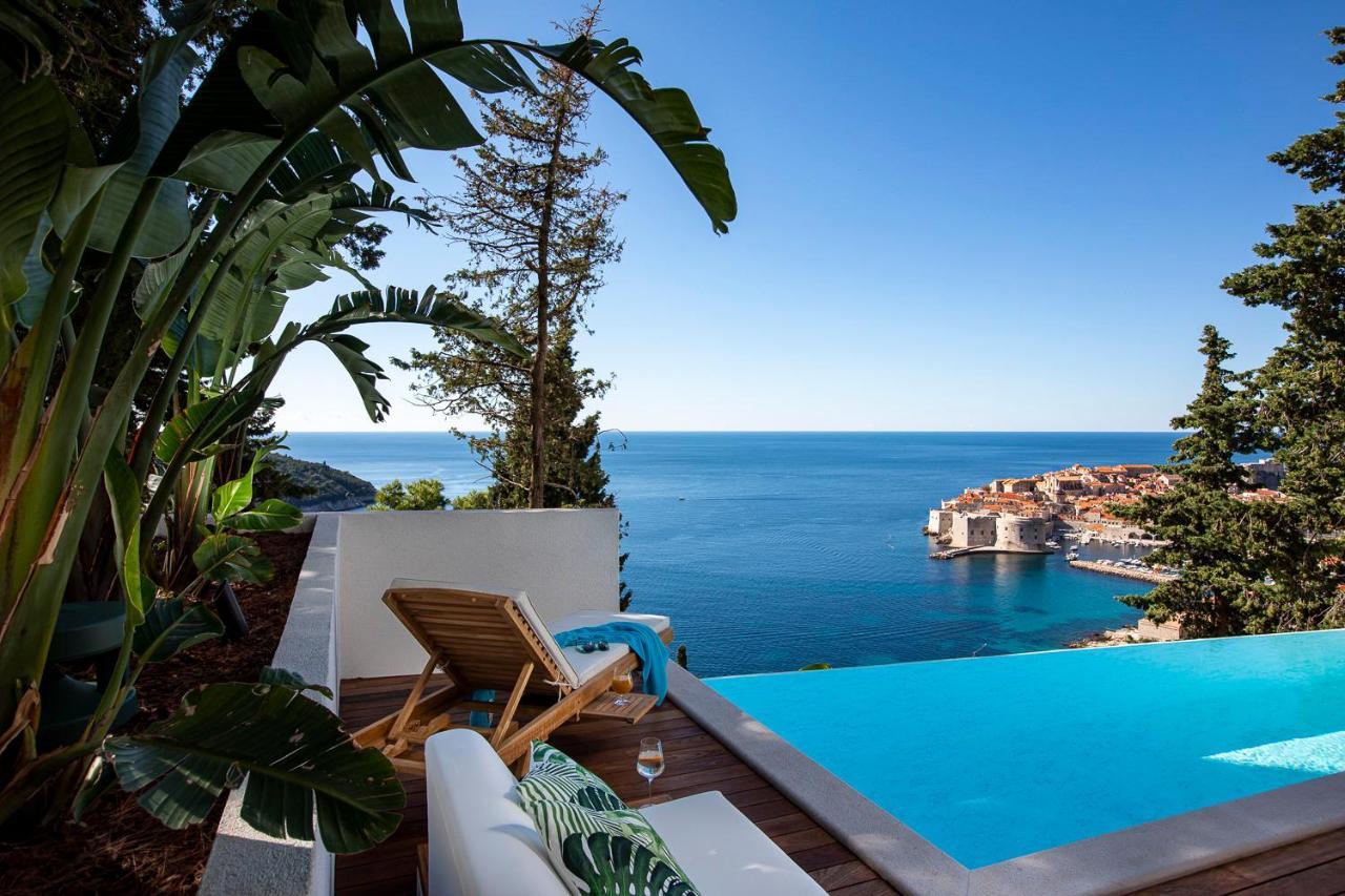 Villa T Dubrovnik - Wellness And Spa Luxury Villa With Spectacular Old Town View Extérieur photo