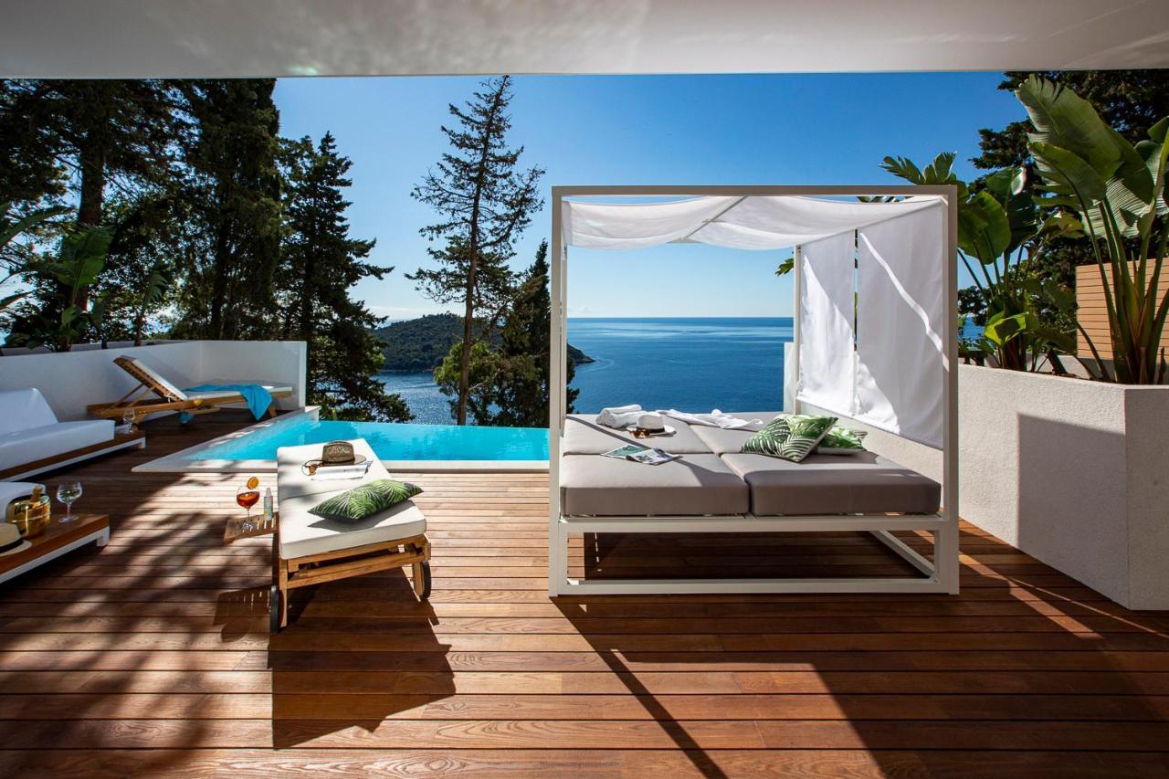 Villa T Dubrovnik - Wellness And Spa Luxury Villa With Spectacular Old Town View Extérieur photo