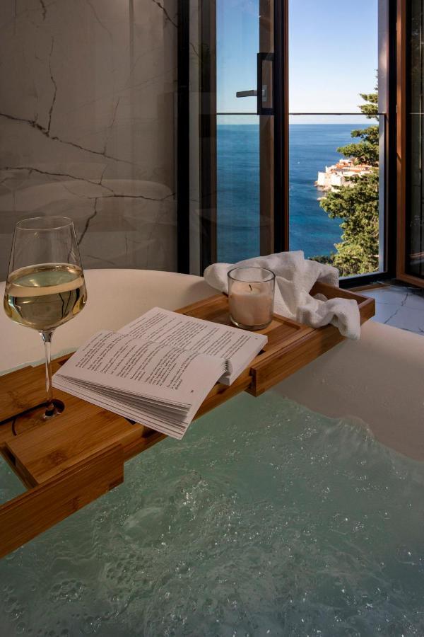 Villa T Dubrovnik - Wellness And Spa Luxury Villa With Spectacular Old Town View Extérieur photo